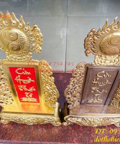 Bài Vị Cửu Huyền Thất Tổ Bằng Đồng Cao 42cm