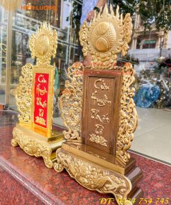 Bài Vị Cửu Huyền Thất Tổ Bằng Đồng Cao 42cm
