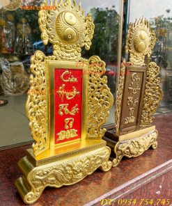 Bài Vị Cửu Huyền Thất Tổ Bằng Đồng Cao 42cm