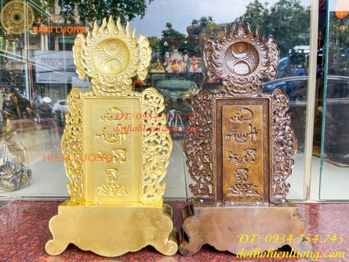 Bài Vị Cửu Huyền Thất Tổ Bằng Đồng Cao 42cm