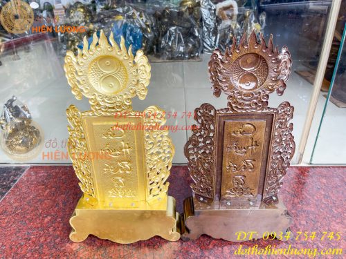 Bài Vị Cửu Huyền Thất Tổ Bằng Đồng Cao 42cm