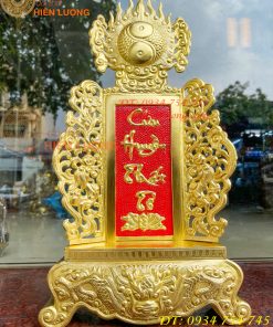 Bài Vị Cửu Huyền Thất Tổ Bằng Đồng Cao 42cm
