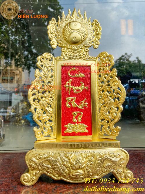 Bài Vị Cửu Huyền Thất Tổ Bằng Đồng Cao 42cm