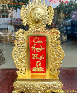 Bài Vị Cửu Huyền Thất Tổ Bằng Đồng Cao 42cm