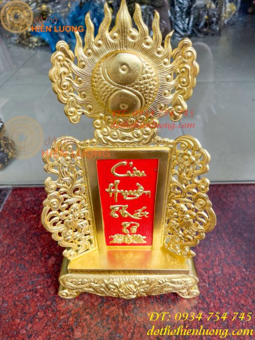 Bài Vị Cửu Huyền Thất Tổ Bằng Đồng Cao 42cm