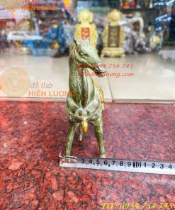 Cặp Ngựa Bằng Đồng Xanh Giả Cổ Thờ Cúng