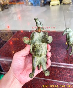 Cặp Ngựa Bằng Đồng Xanh Giả Cổ Thờ Cúng