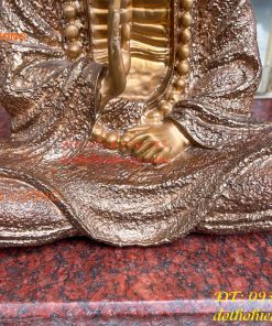Tượng Đạt Ma Sư Tổ Bằng Đồng Decor Cao 27cm