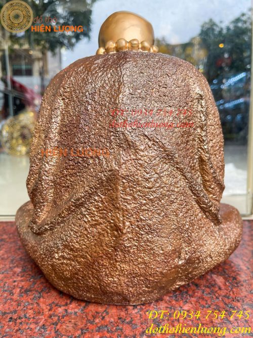 Tượng Đạt Ma Sư Tổ Bằng Đồng Decor Cao 27cm