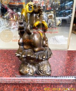 Tượng Tam Dương Bằng Đồng Cao 35cm Phong Thủy