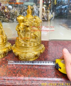Bộ Tam Hợp 12 Con Giáp Bằng Đồng Phong Thủy Cao 22cm