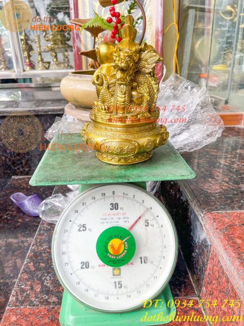 Bộ Tam Hợp 12 Con Giáp Bằng Đồng Phong Thủy Cao 22cm