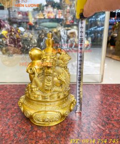 Bộ Tam Hợp Tí, Thìn, Thân, Bằng Đồng Cao 22cm