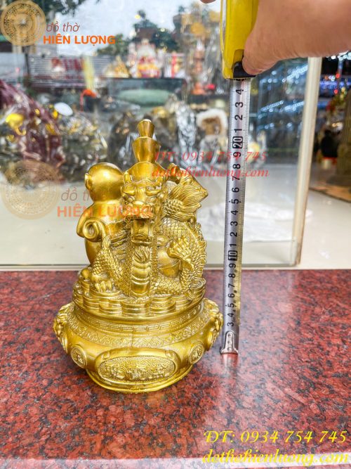 Bộ Tam Hợp Tí, Thìn, Thân, Bằng Đồng Cao 22cm