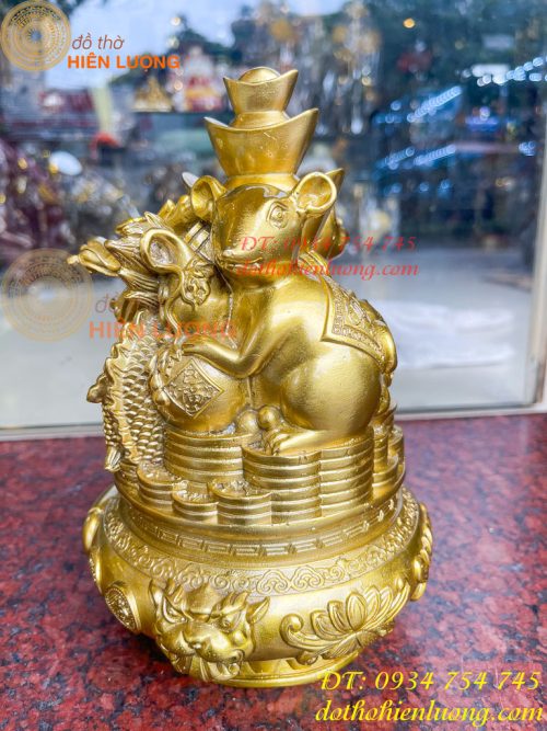Bộ Tam Hợp Tí, Thìn, Thân, Bằng Đồng Cao 22cm