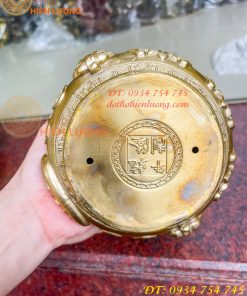 Bộ Tam Hợp Tí, Thìn, Thân, Bằng Đồng Cao 22cm