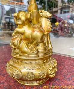 Bộ Tam Hợp Mão, Mùi, Hợi Bằng Đồng Cao 22cm