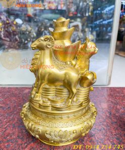 Bộ Tam Hợp Mão, Mùi, Hợi Bằng Đồng Cao 22cm