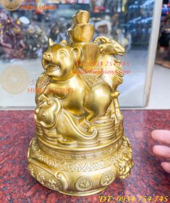 Bộ Tam Hợp Mão, Mùi, Hợi Bằng Đồng Cao 22cm