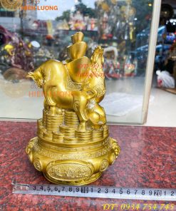 Bộ Tam Hợp Sửu, Tị, Dậu Bằng Đồng Cao 22cm