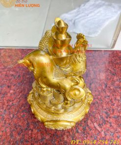 Bộ Tam Hợp Sửu, Tị, Dậu Bằng Đồng Cao 22cm