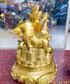 Bộ Tam Hợp Sửu, Tị, Dậu Bằng Đồng Cao 22cm