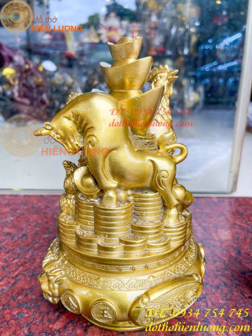 Bộ Tam Hợp Sửu, Tị, Dậu Bằng Đồng Cao 22cm
