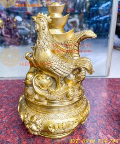 Bộ Tam Hợp Sửu, Tị, Dậu Bằng Đồng Cao 22cm