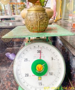 Hũ Đựng Trà Chữ Phúc Bằng Đồng Để Phòng Khách Trang Trí