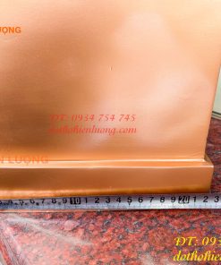 Tượng Bác Hồ Đứng Vẫy Tay Chào Cao 75cm Bằng Đồng Đỏ