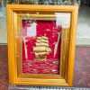 Tranh Thuận Buồm Xuôi Gió Mạ Vàng Để Bàn KT 20x25cm