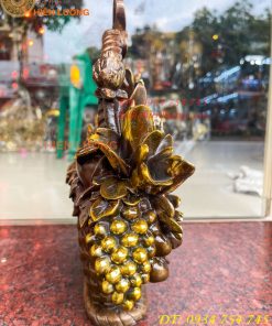 Giỏ Trái Cây Bằng Đồng Phong Thủy Cao 30cm