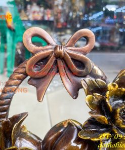 Giỏ Trái Cây Bằng Đồng Phong Thủy Cao 30cm