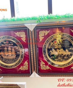 Tranh Thuận Buồm Xuôi Gió Bằng Đồng Ăn Mòn