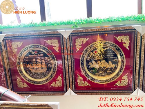 Tranh Thuận Buồm Xuôi Gió Bằng Đồng Ăn Mòn