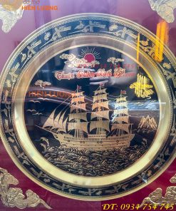 Tranh Thuận Buồm Xuôi Gió Bằng Đồng Ăn Mòn
