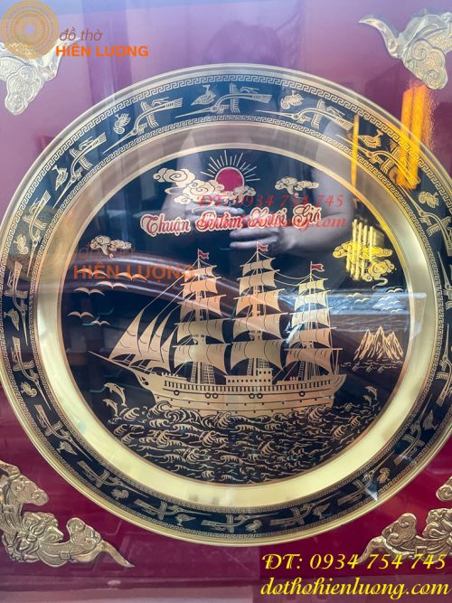 Tranh Thuận Buồm Xuôi Gió Bằng Đồng Ăn Mòn