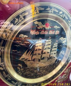 Tranh Thuận Buồm Xuôi Gió Bằng Đồng Ăn Mòn