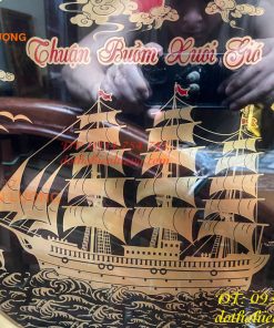 Tranh Thuận Buồm Xuôi Gió Bằng Đồng Ăn Mòn