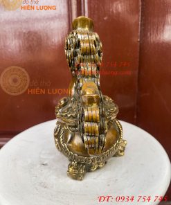 Cây Tiền Tài Lộc Đế Cóc Bằng Đồng Cao 19cm