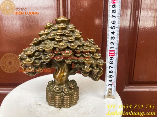 Cây Tiền Bằng Đồng Hun Tài Lộc Phong Thủy