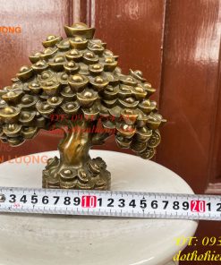 Cây Tiền Bằng Đồng Hun Tài Lộc Phong Thủy