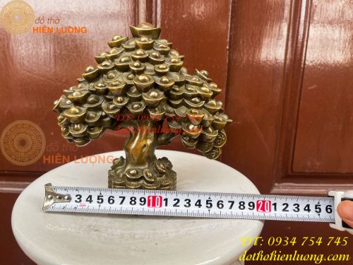 Cây Tiền Bằng Đồng Hun Tài Lộc Phong Thủy