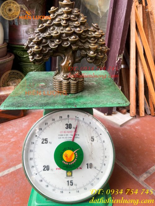 Cây Tiền Bằng Đồng Hun Tài Lộc Phong Thủy