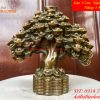 Cây Tiền Bằng Đồng Hun Tài Lộc Phong Thủy
