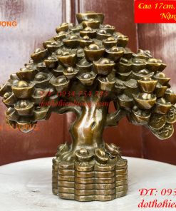 Cây Tiền Bằng Đồng Hun Tài Lộc Phong Thủy