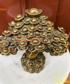 Cây Tiền Bằng Đồng Hun Tài Lộc Phong Thủy
