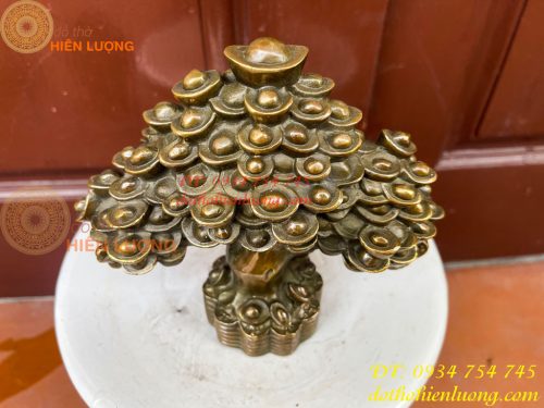 Cây Tiền Bằng Đồng Hun Tài Lộc Phong Thủy