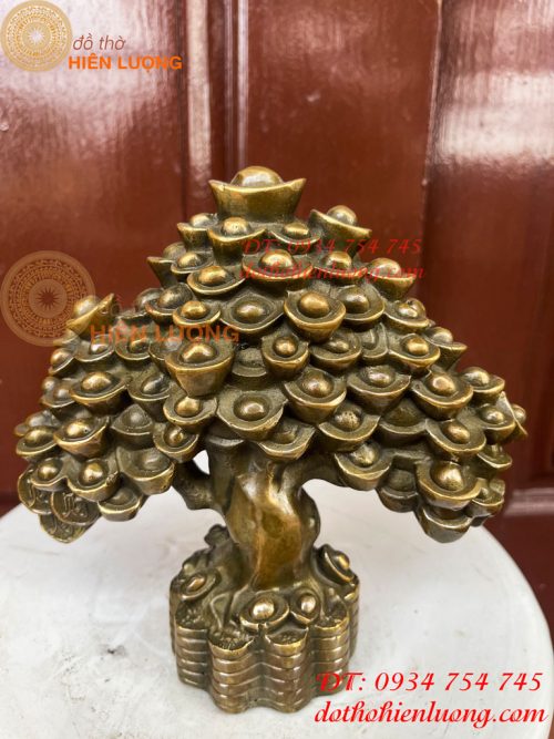 Cây Tiền Bằng Đồng Hun Tài Lộc Phong Thủy