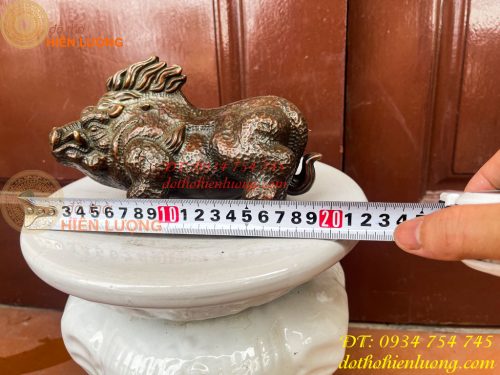 Tượng Heo Rừng Bằng Đồng Phong Thủy Dài 20cm